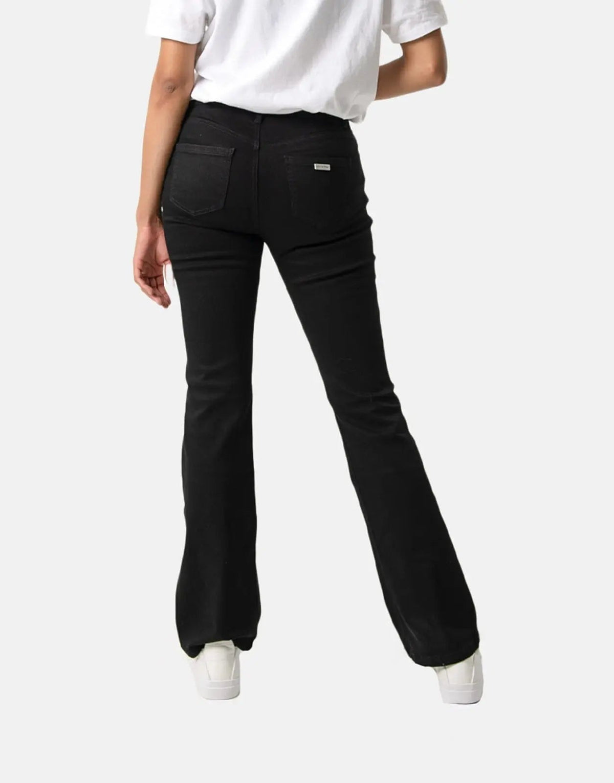 Sissy Boy Mid Rise Bootleg Black Jeans - view 2