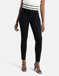 Sissy Boy Robyn Black Sateen Mid Waist Skinny Jeans