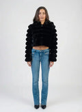 Sissy Boy Sweet and Simple Cropped Jacket Black