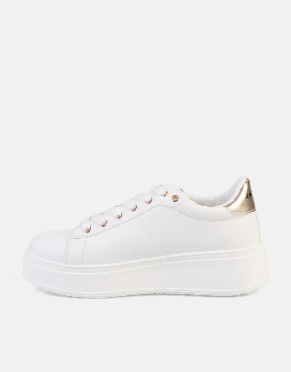 Sissy Boy Tatum White/Gold Sneakers - view 6