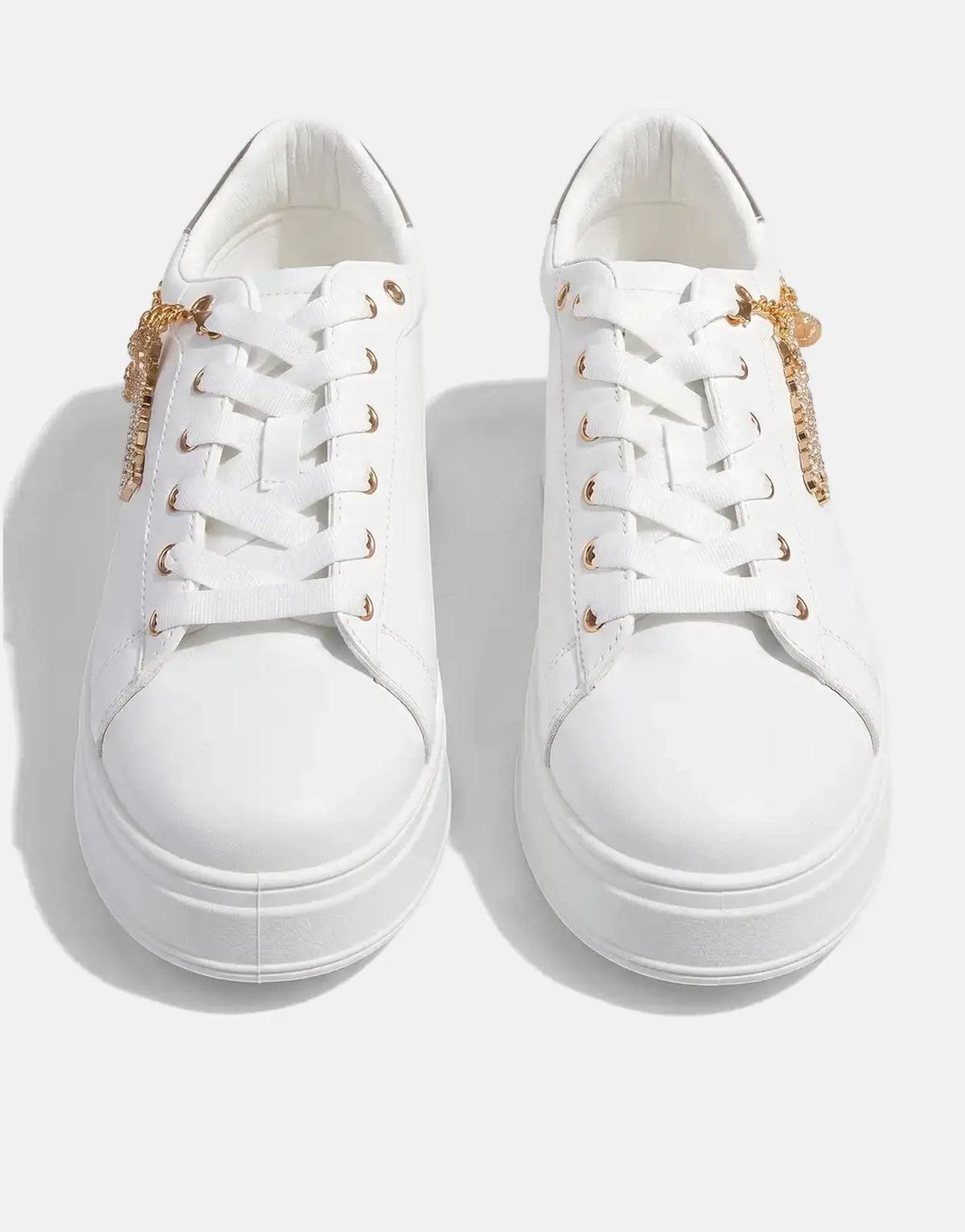 Sissy Boy Tatum White/Gold Sneakers - view 5