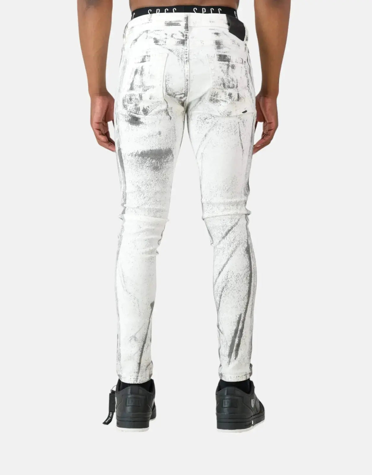 SPCC Fracture White Jeans - view 3