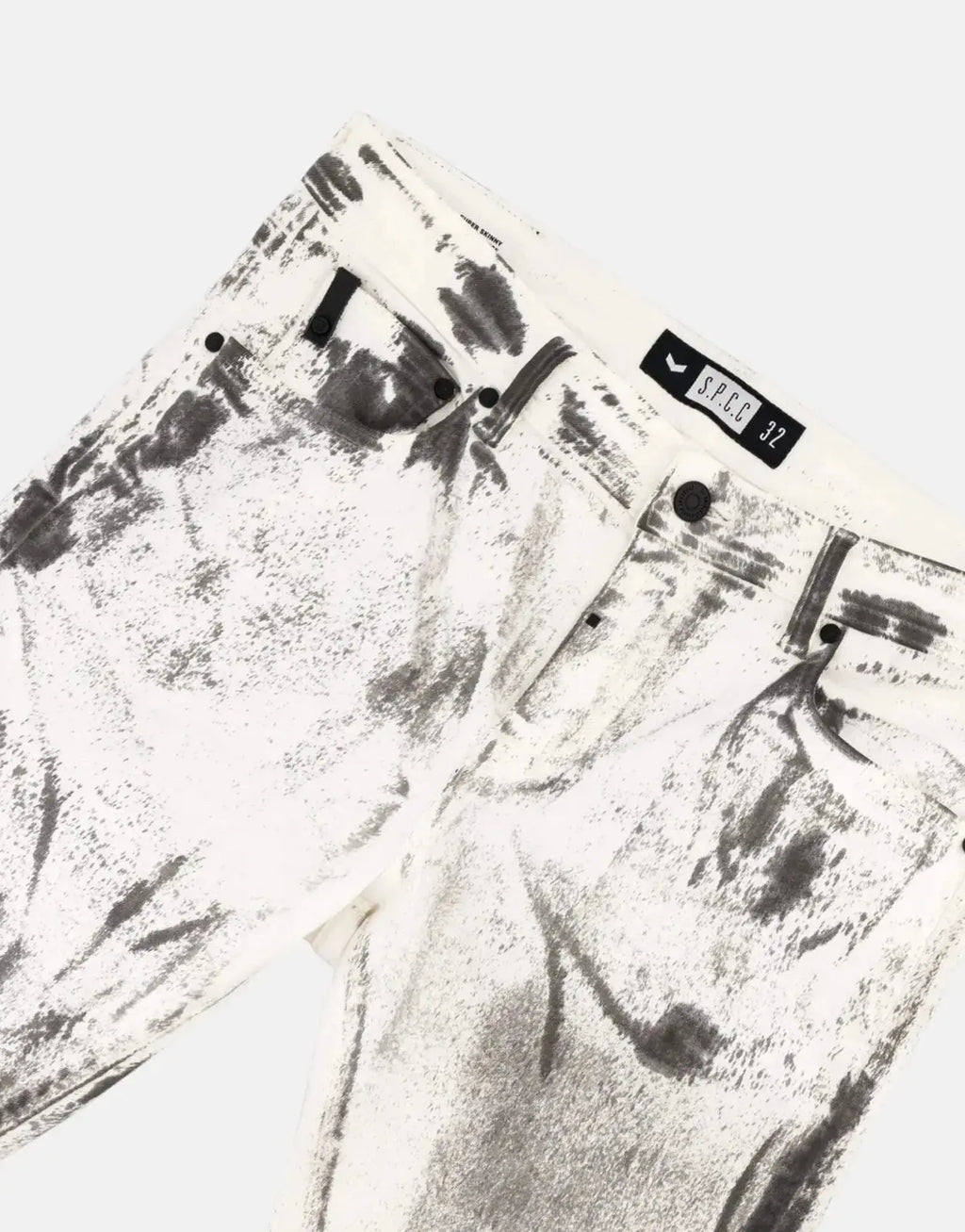 SPCC Fracture White Jeans - view 4