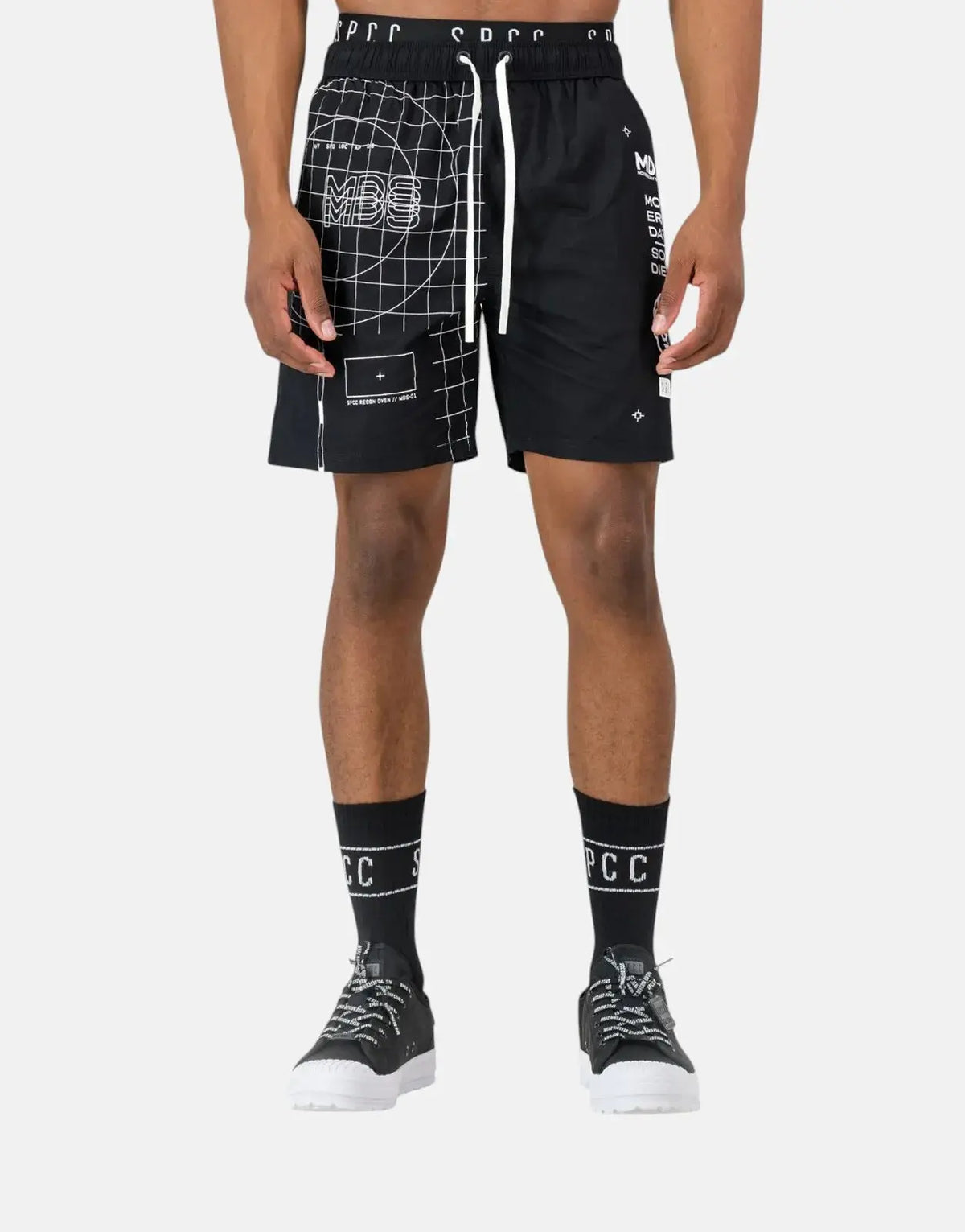 SPCC MDS Aviator Black Pool Shorts