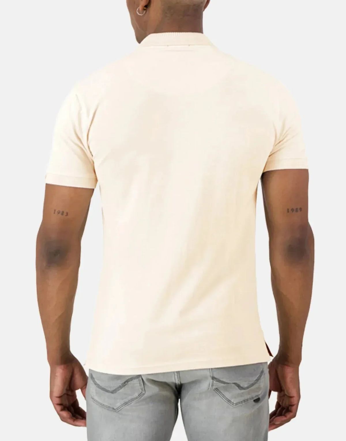 SPCC Mullen Off White Polo Shirt - view 3