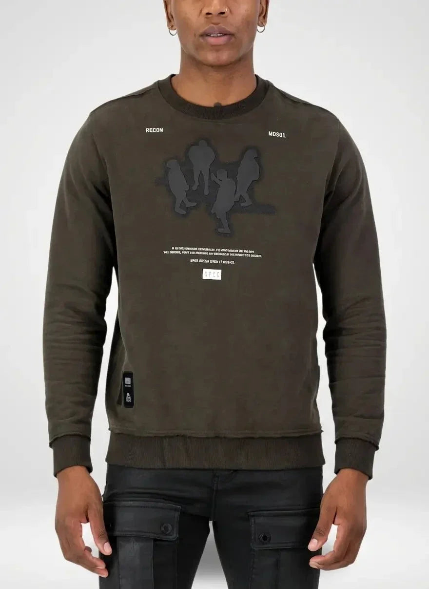 SPCC Recon Barrett Dark Fatigue Sweatshirt