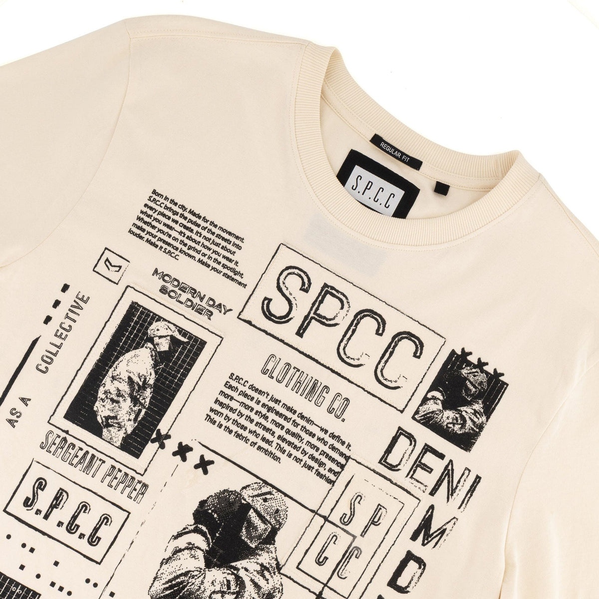 SPCC Tobias Off White T-Shirt - view 3