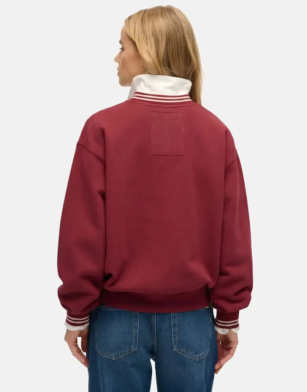Superdry Country Club Loose Crew Stanton Red Sweatshirt - view 4