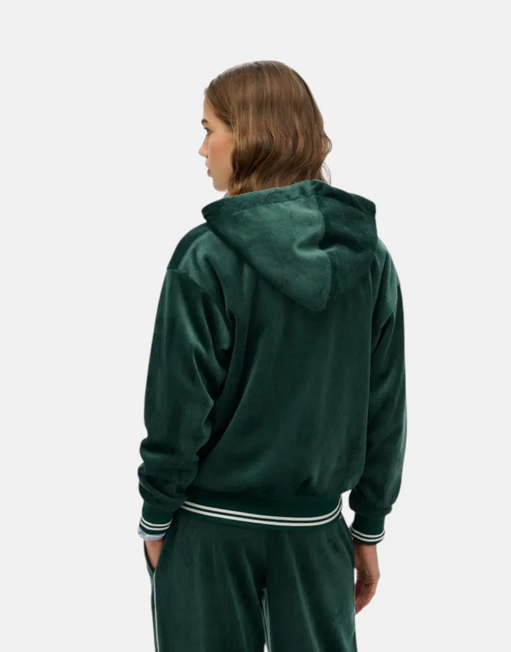 Superdry Country Clun Velour Zip Hooded Sweatshirt - view 2