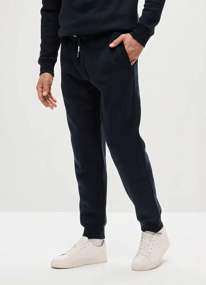 Superdry Essential Logo Eclipse Navy Sweatpants - view 3