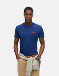 Superdry Essential Logo EMB Mid Blue T-Shirt