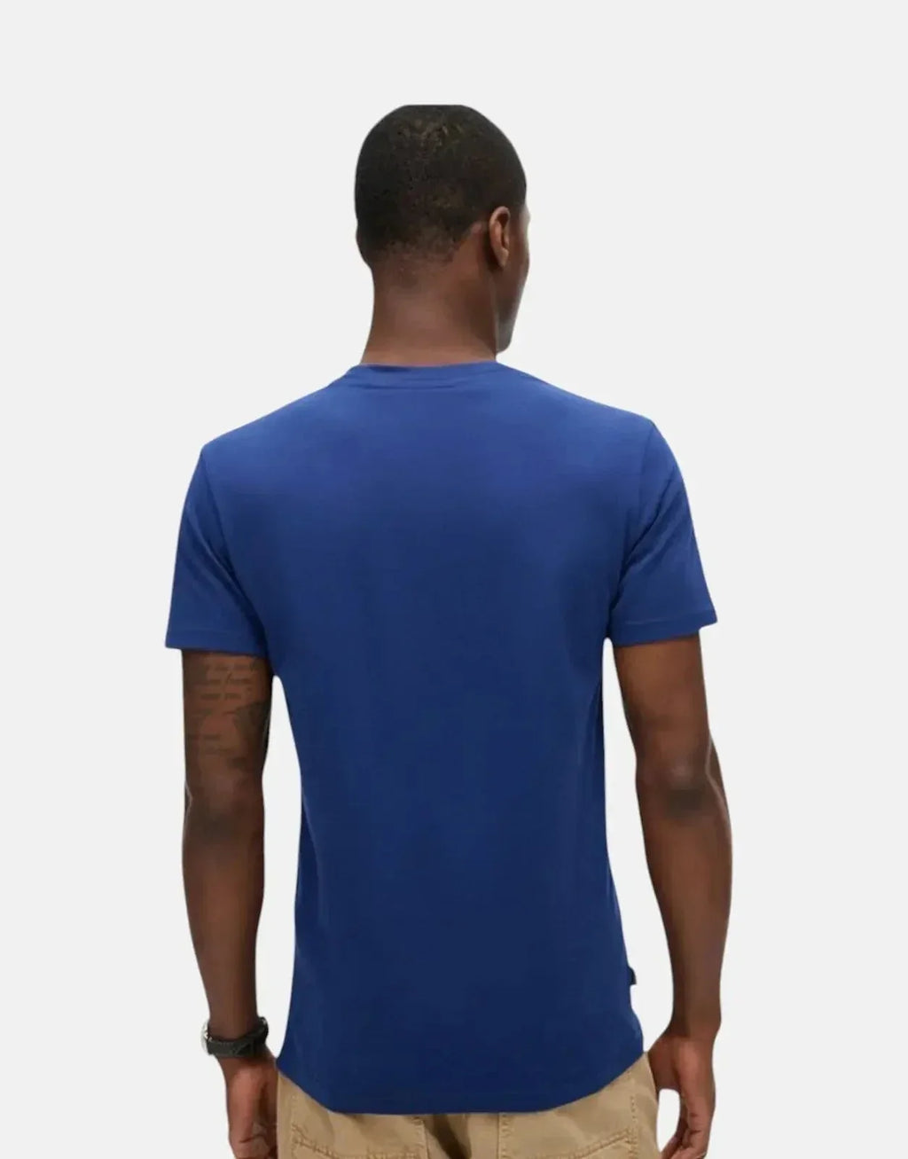 Superdry Essential Logo EMB Mid Blue T-Shirt - view 2