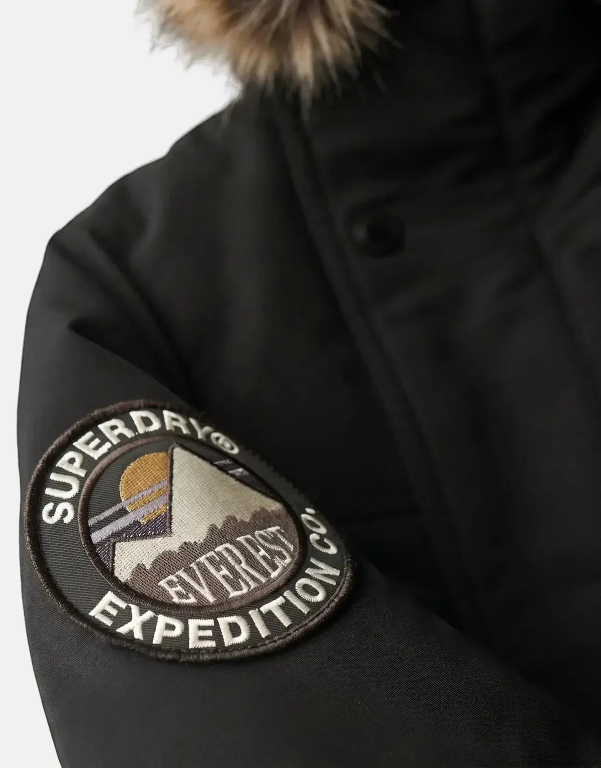 Superdry Everest 5 Baffle Black Puffer Jacket - view 4