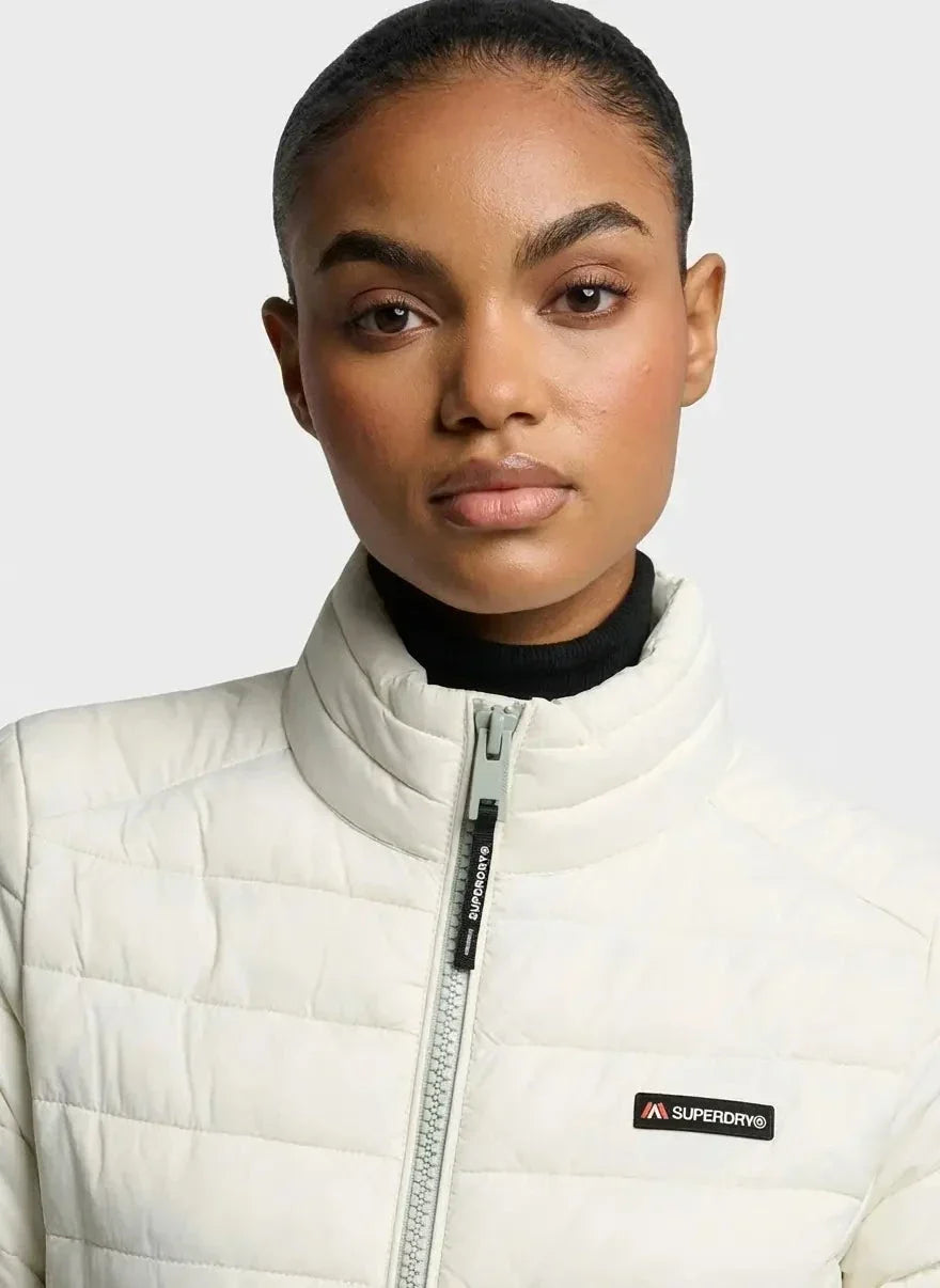 Superdry Fuji lite Puffer Jacket Off-White - view 3