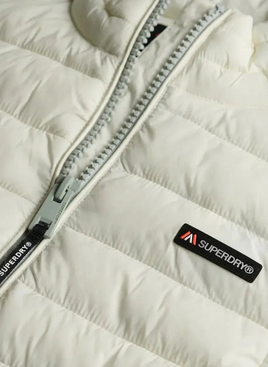 Superdry Fuji lite Puffer Jacket Off-White - view 4