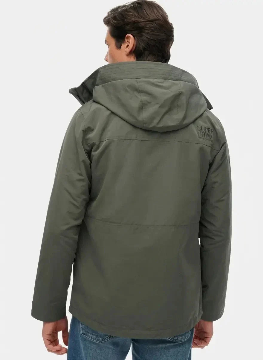 Superdry Hood Ultimate Dark Dull Charcoal Windbreaker - view 2