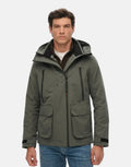 Superdry Hood Ultimate Dark Dull Charcoal Windbreaker
