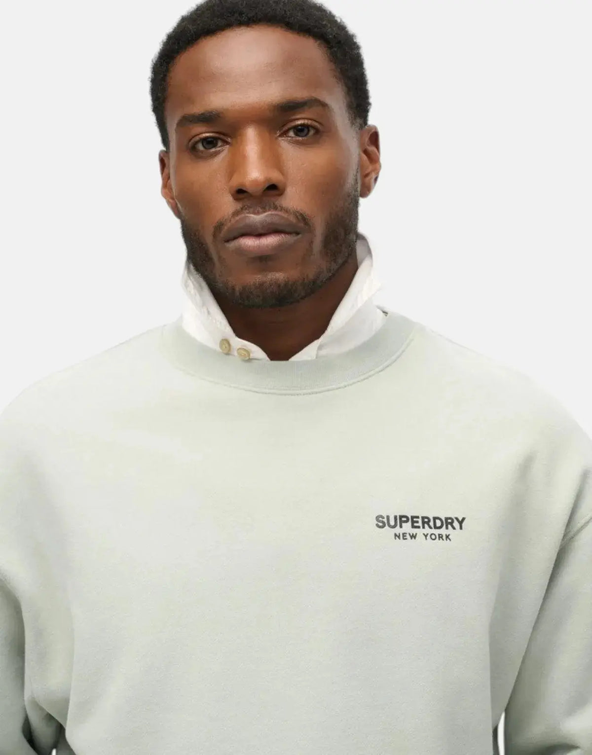 Superdry Luxury Sport Loose Fit Puritan Grey Sweatshirt - view 4