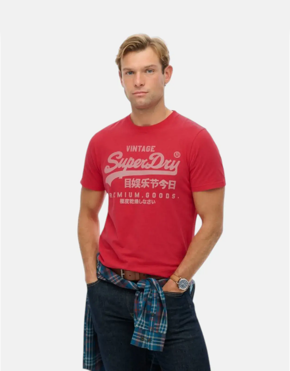 Superdry VL Classic Indiana Red T-Shirt