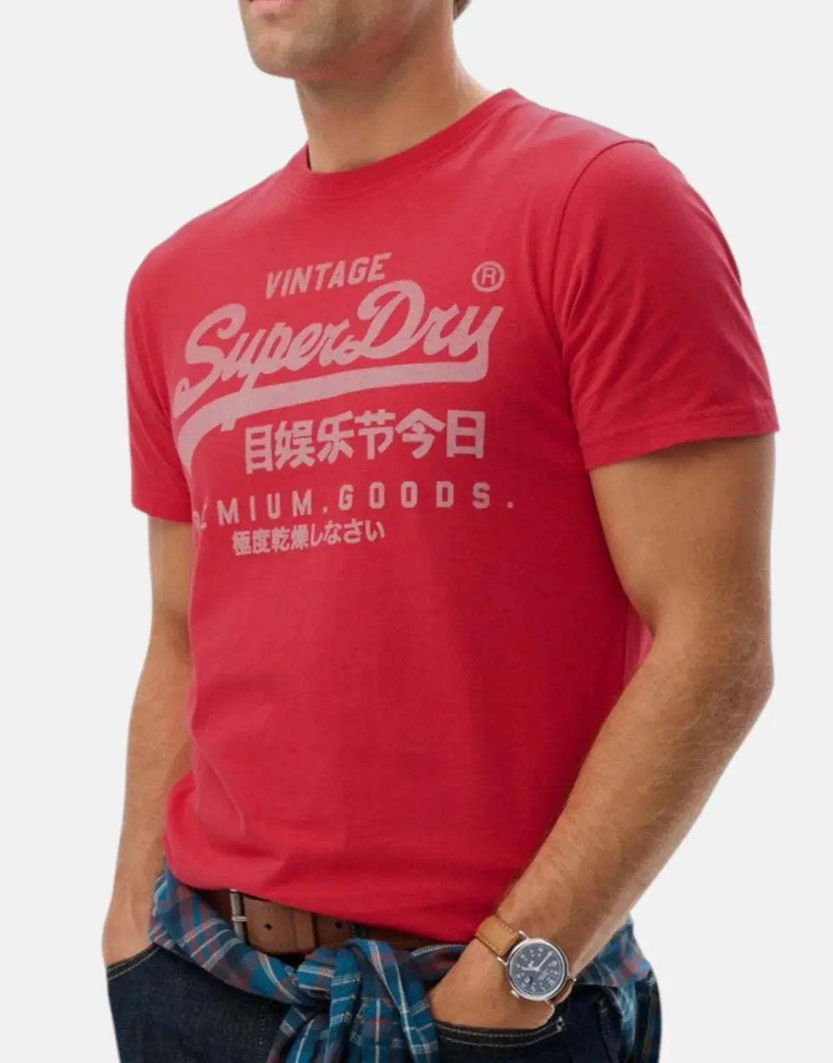 Superdry VL Classic Indiana Red T-Shirt - view 4