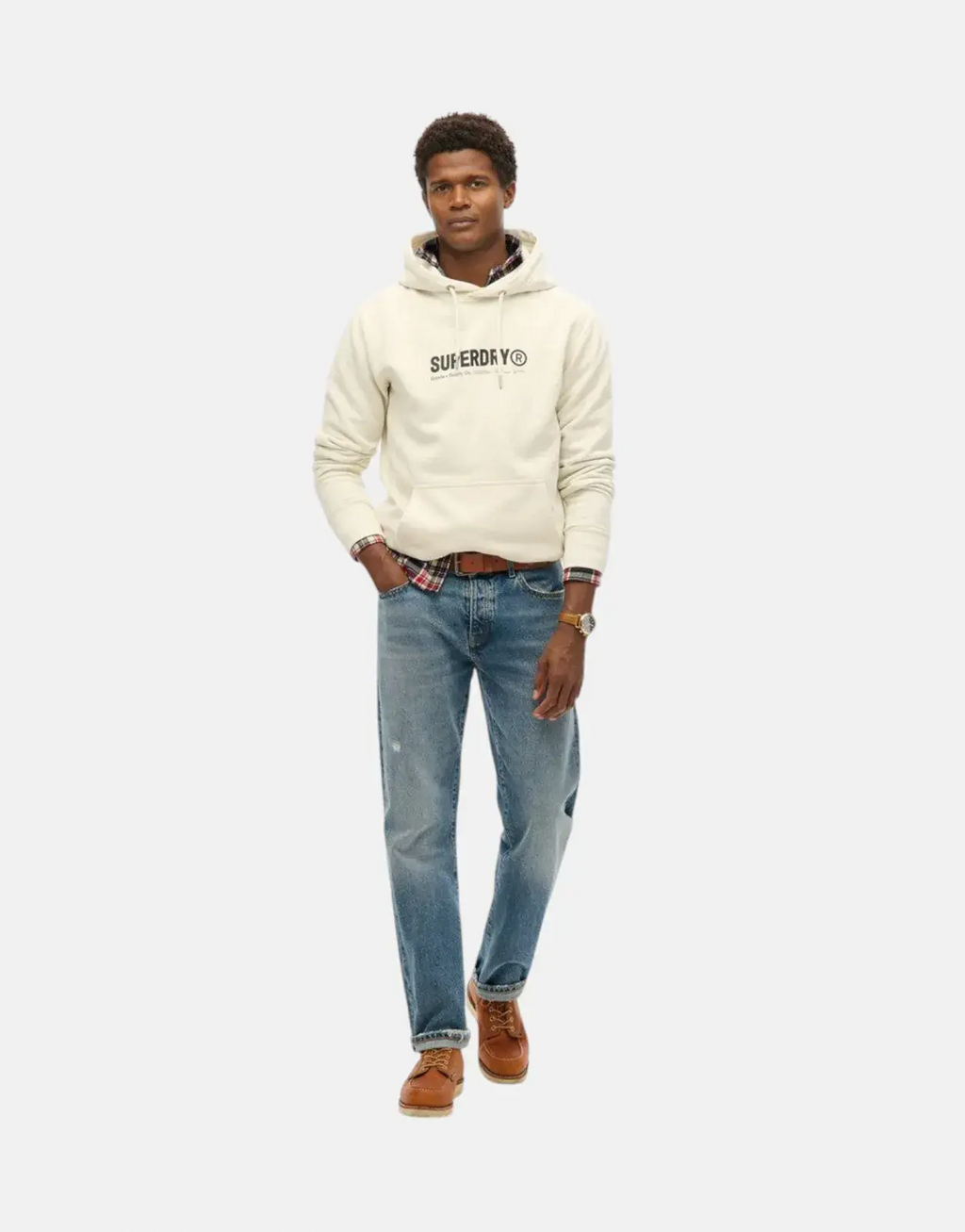 Superdry Utility Sport Chalk White Hoody - view 4