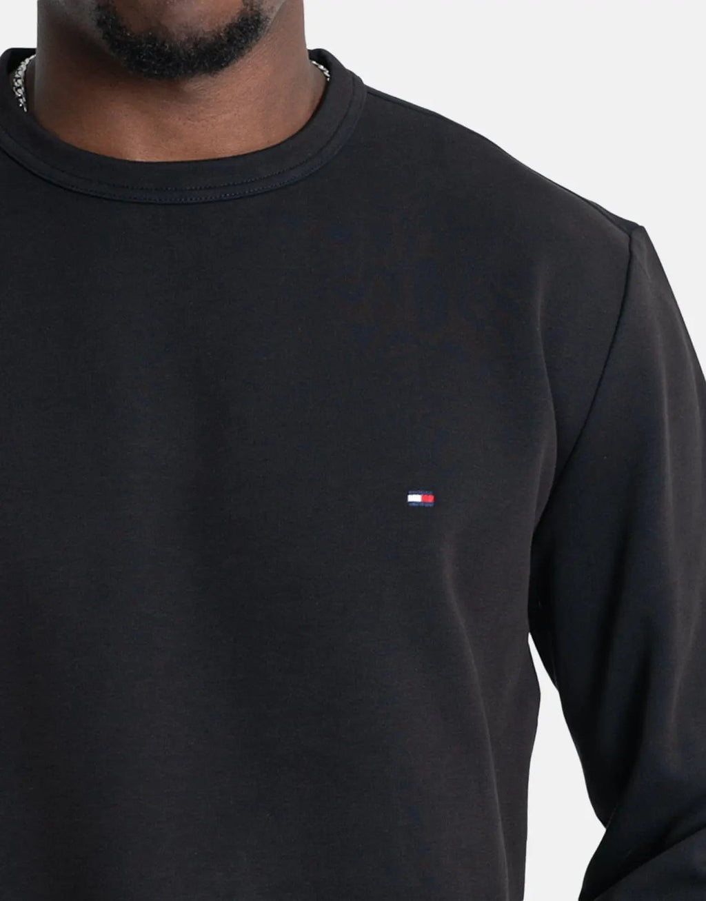 Tommy Hilfiger Essential Intechno Black Crew Neck - view 3