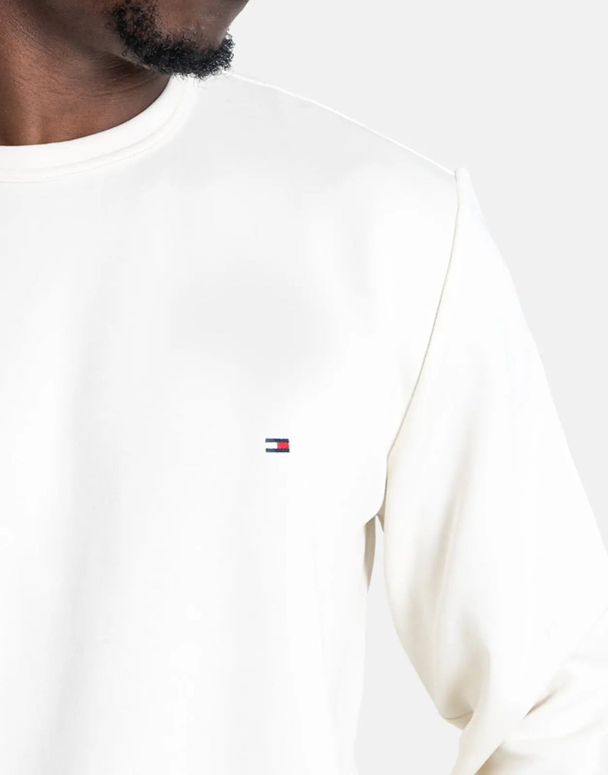 Tommy Hilfiger Essential Intechno Ivory Crew Neck - view 3