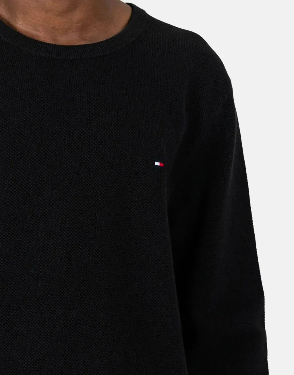 Tommy Hilfiger Essential Structure Black Crew Neck T-Shirt - view 3
