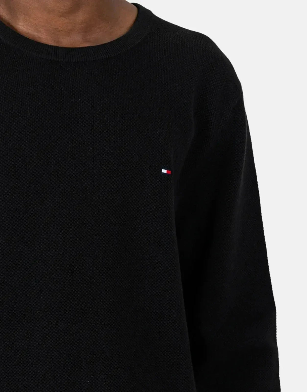 Tommy Hilfiger Essential Structure Black Crew Neck T-Shirt - view 3