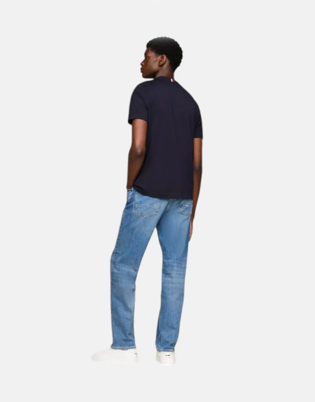 Tommy Hilfiger Global Stripe Navy T-Shirt - view 2