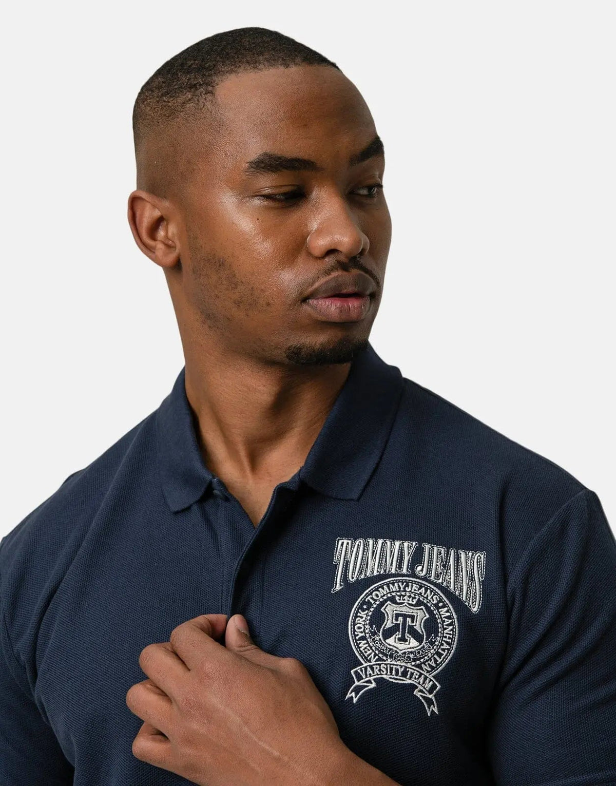 Tommy Hilfiger Jeans Rlxd Varsity Navy Polo - view 3