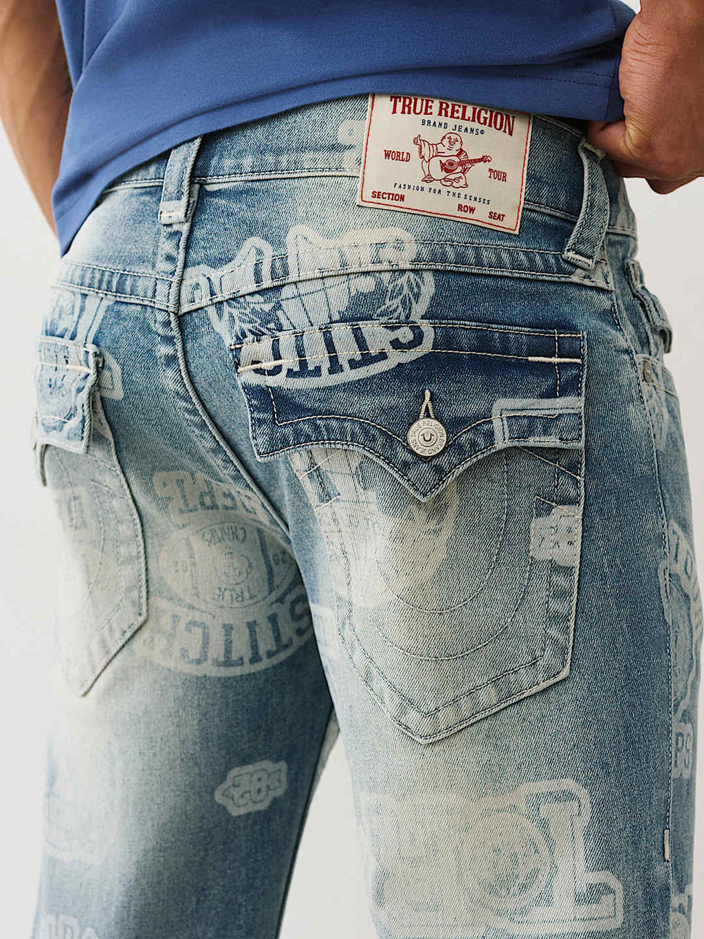 True Religion AOP Ricky Jeans - view 3
