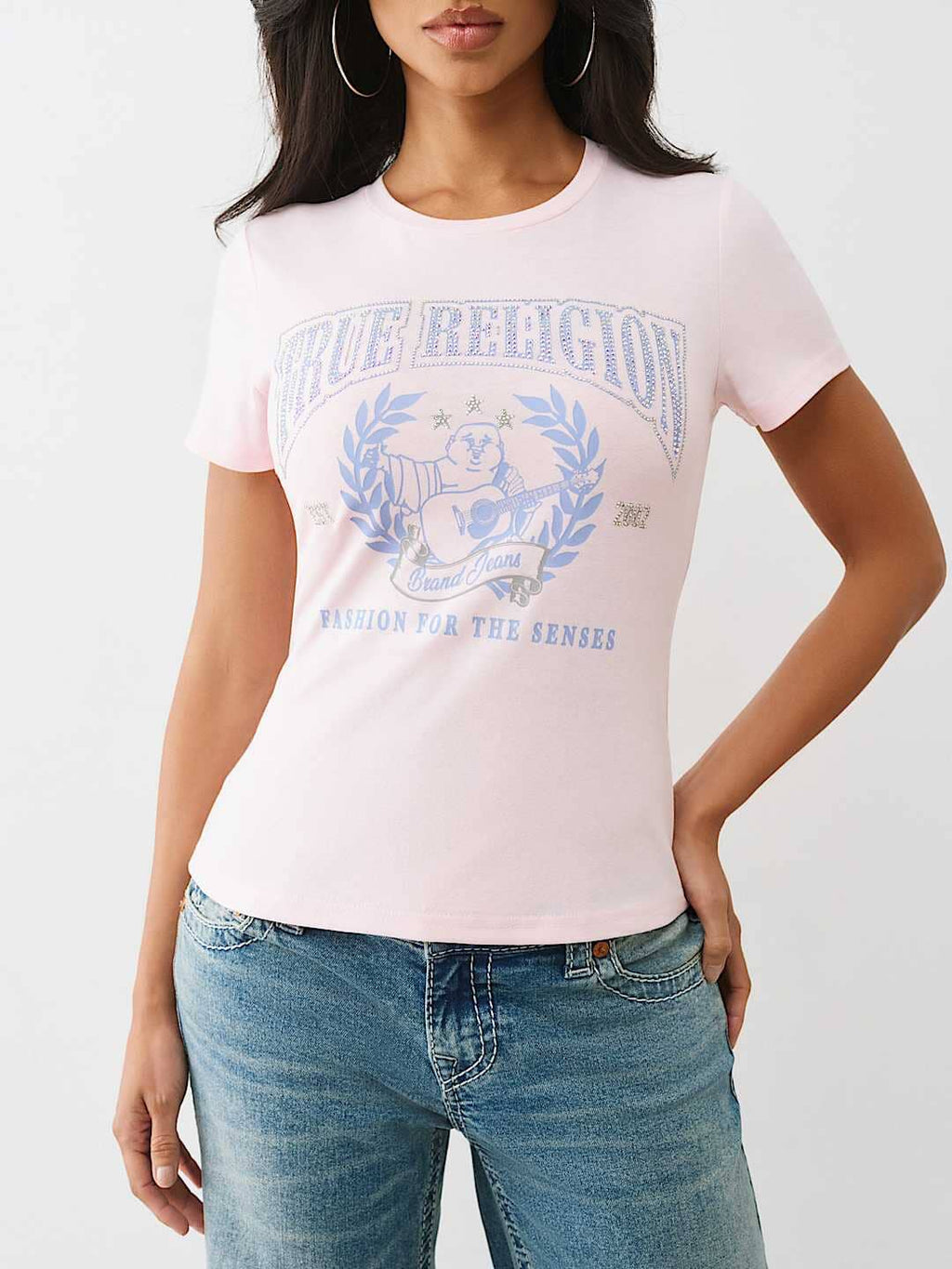 True Religion Crystal Buddha T-Shirt - view 3