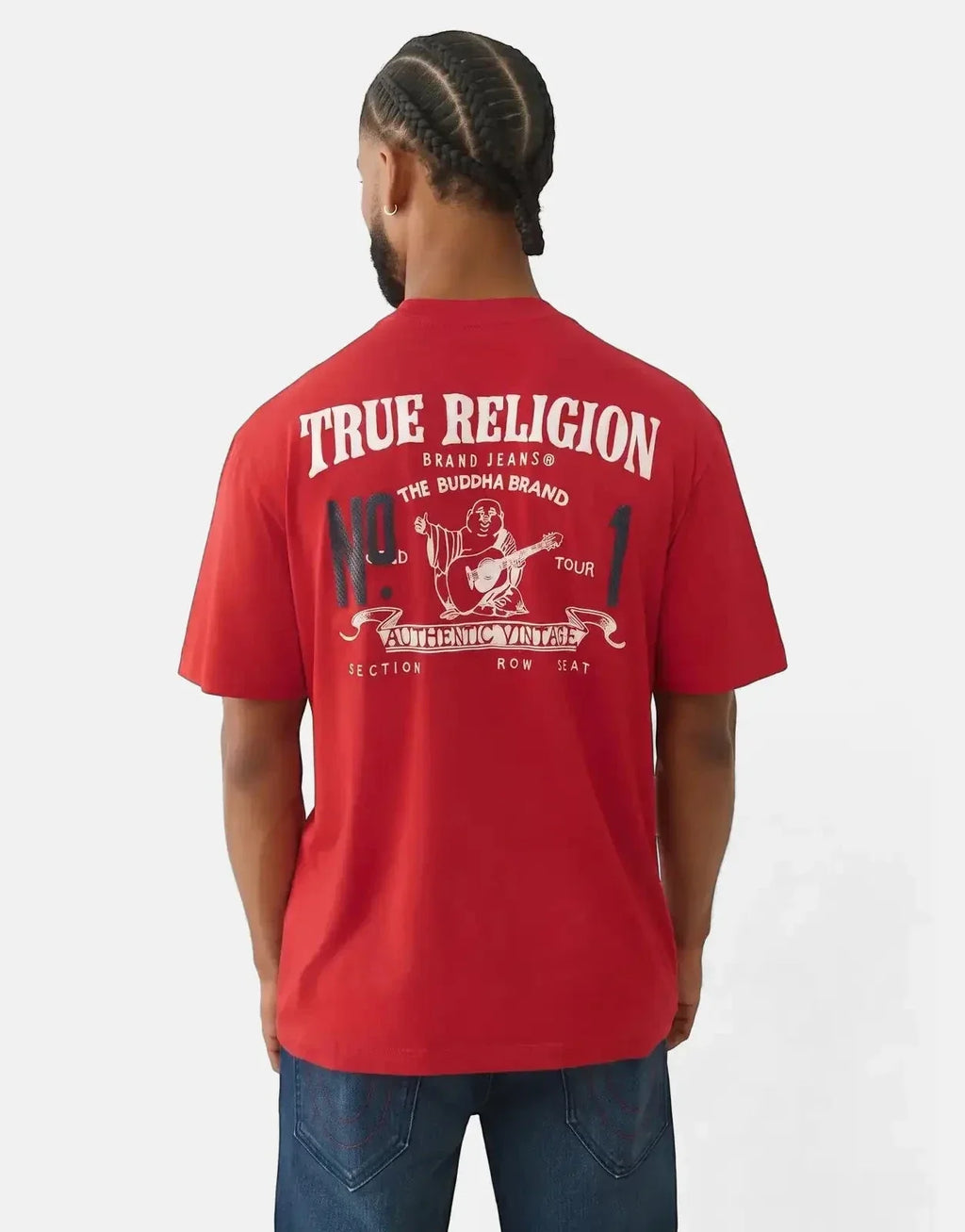 True Religion Number 1 SRS T-Shirt Red - view 2