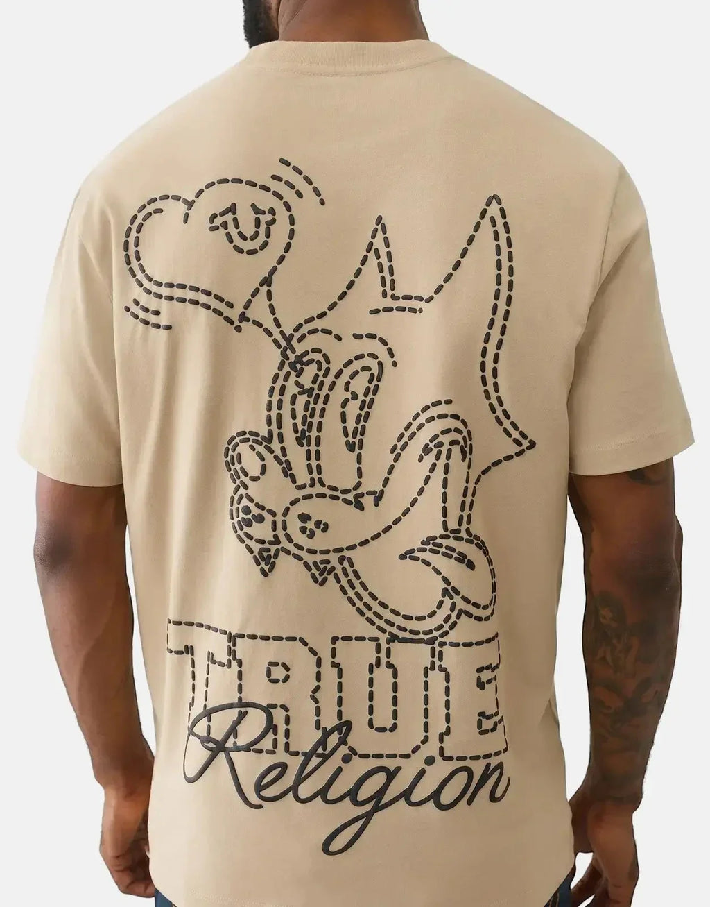 True Religion Puff Cat T-Shirt Stone - view 4