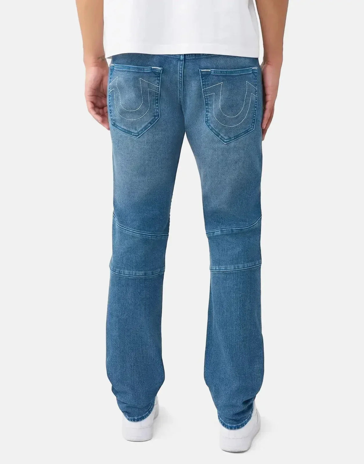 True Religion Rocco Skinny Biker Jeans Blue - view 2