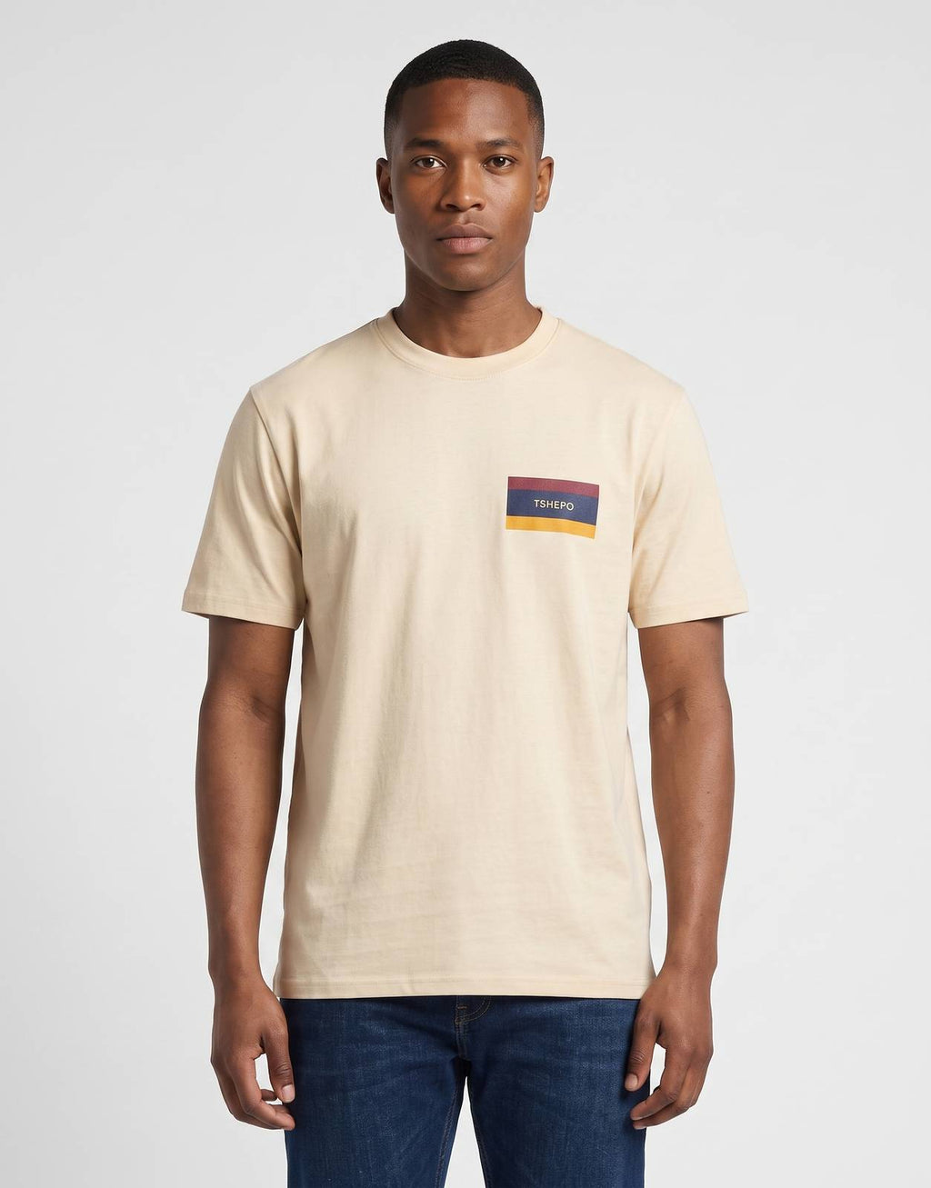 TSHEPO Flagship T-Shirt Ivory