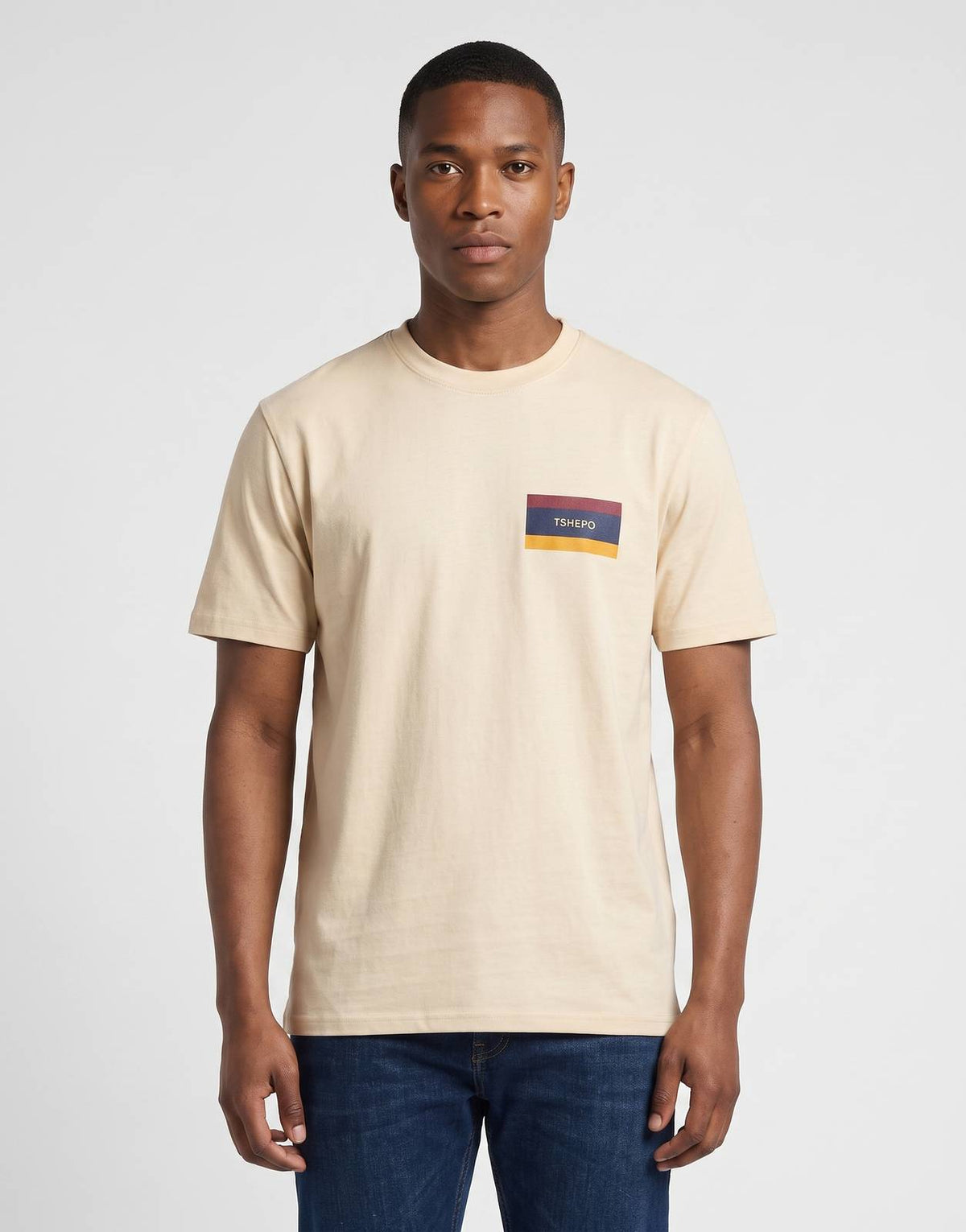 TSHEPO Flagship T-Shirt Ivory