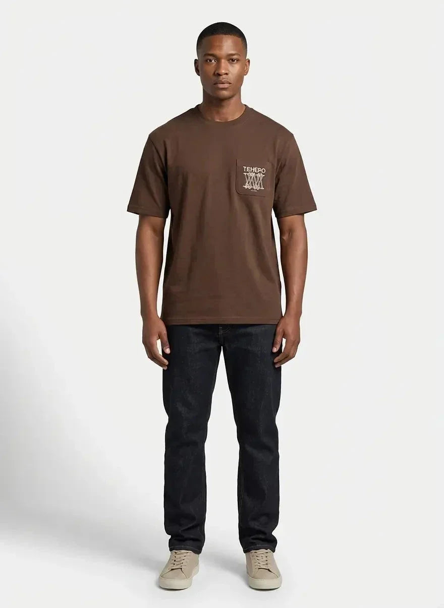 TSHEPO Monogram T-Shirt Expresso