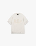 Rep Applique T-Shirt - Cream Marl