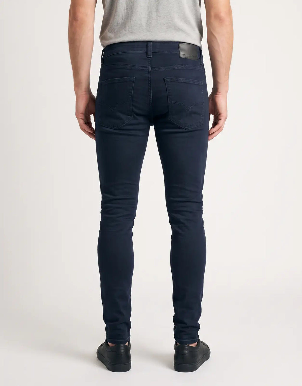 Vialli Gabbitti Sottle Slim Fit Dark Indigo Jeans - view 2