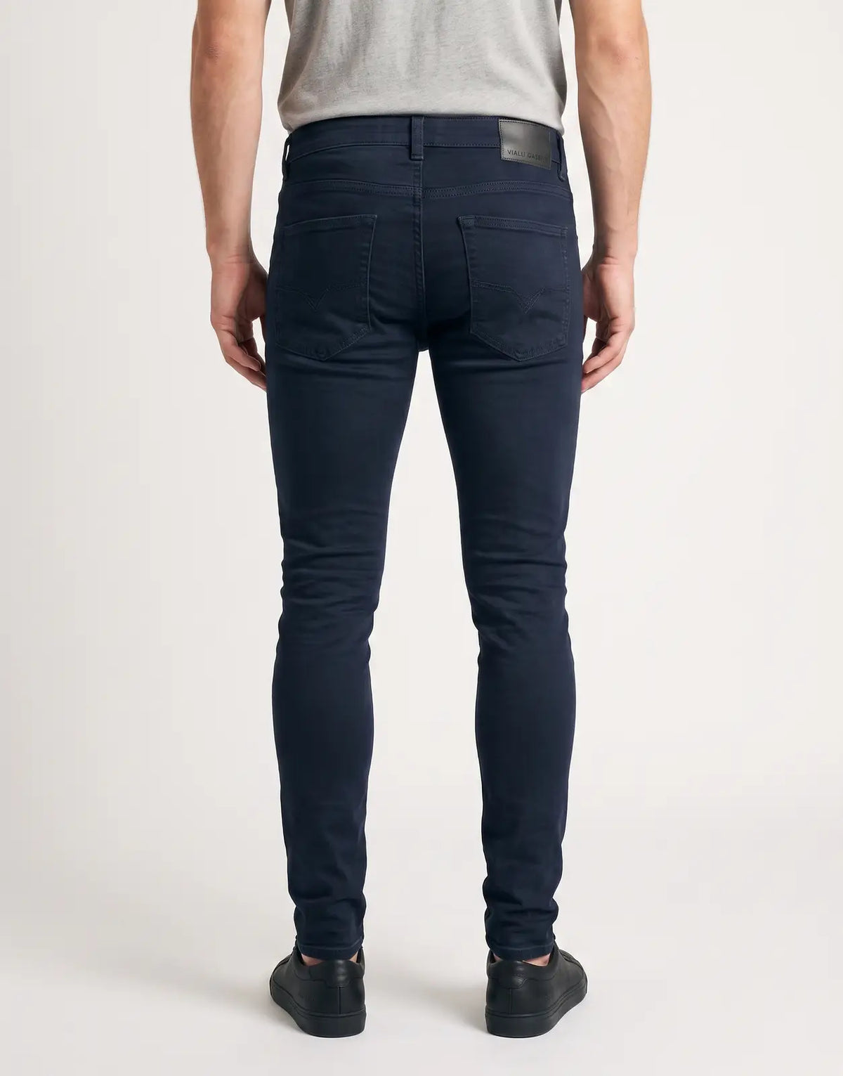 Vialli Gabbitti Sottle Slim Fit Dark Indigo Jeans - view 2