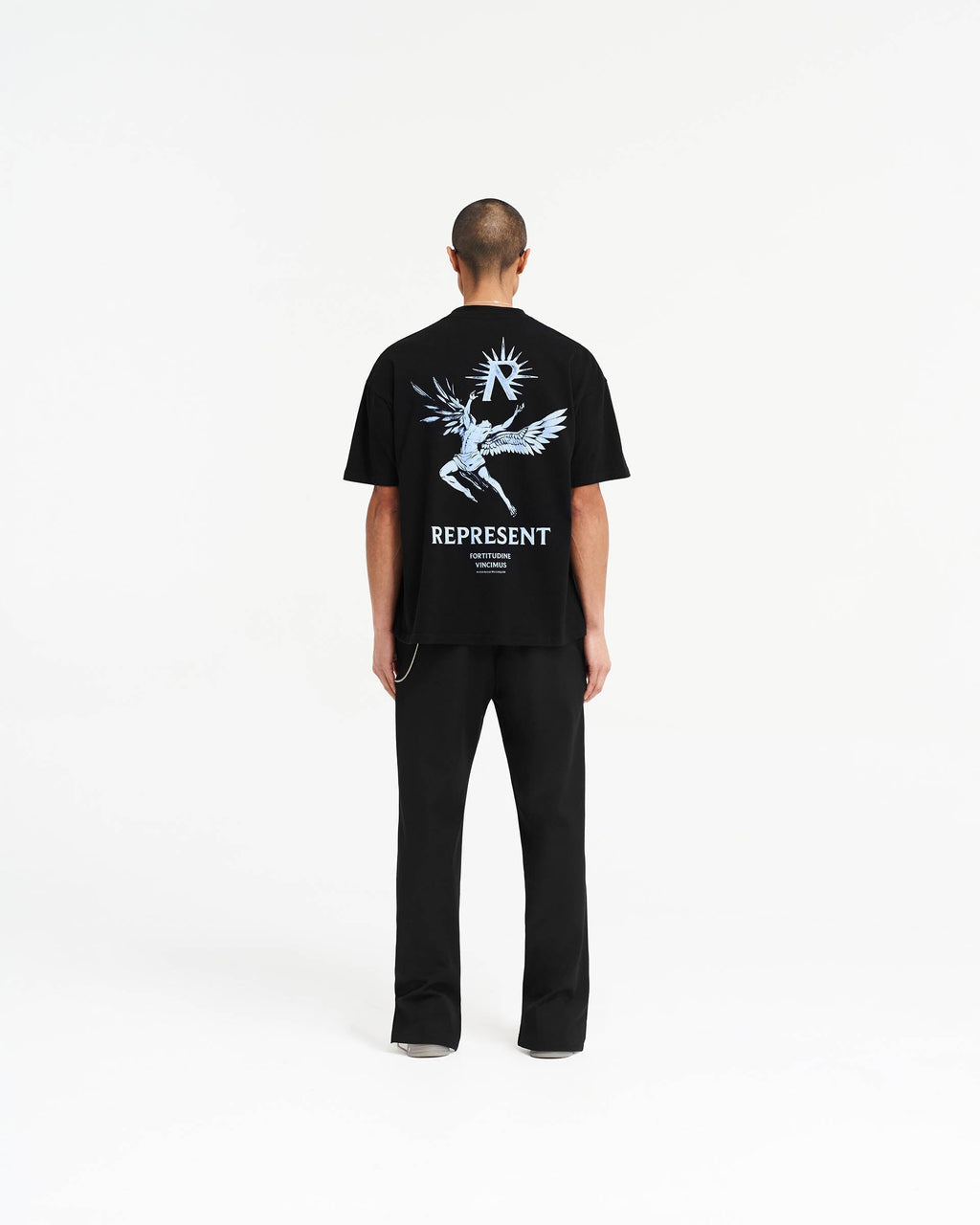 Icarus T-Shirt - Jet Black Blue